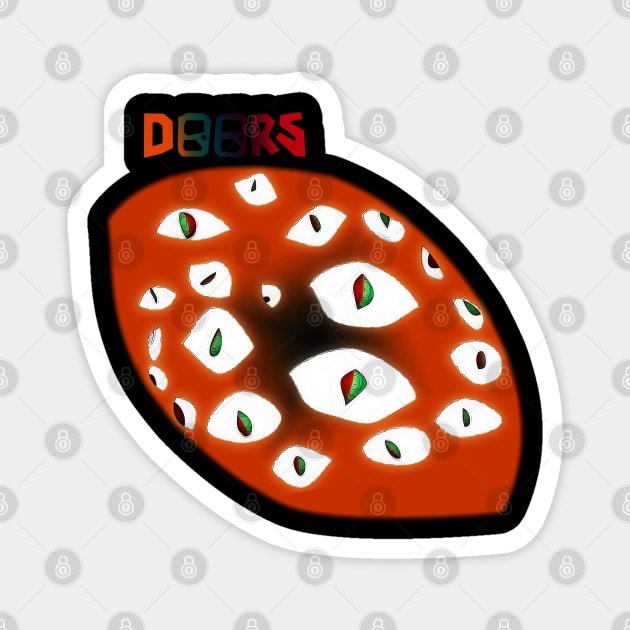 pintu game eyes Doors Magnet TeePublic pintu game eyes Doors Magnet TeePublic