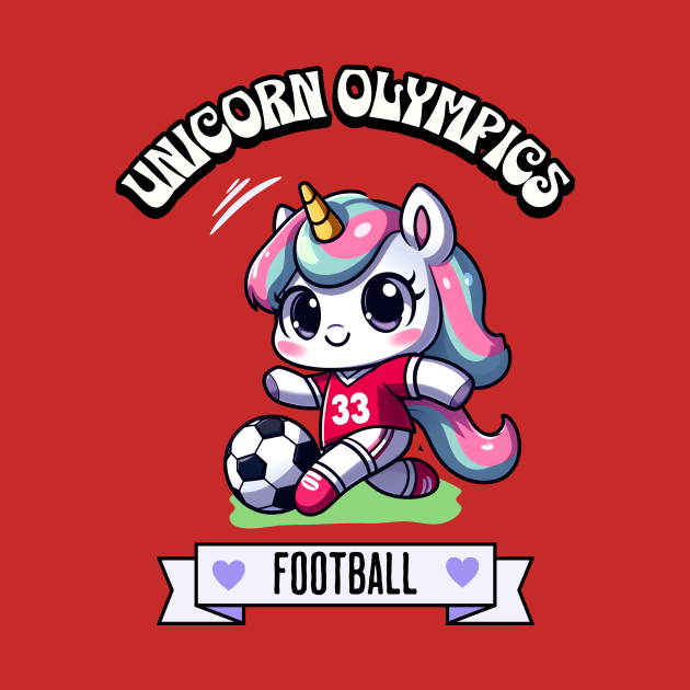 Football Unicorn Olympics ⚽🦄 - Goal! Score with Cuteness! by Pink & Pretty