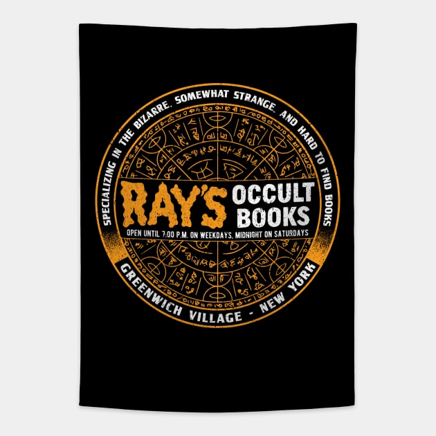 Ray's Occult books Tapestry by OniSide