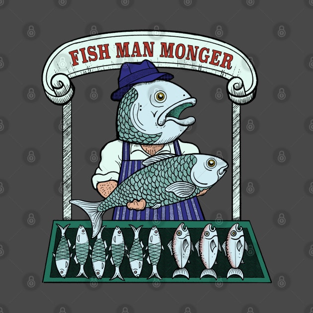 Fish Man Monger by RGB Ginger