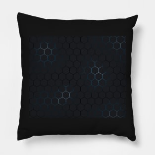 Futuristic honeycomb Pillow