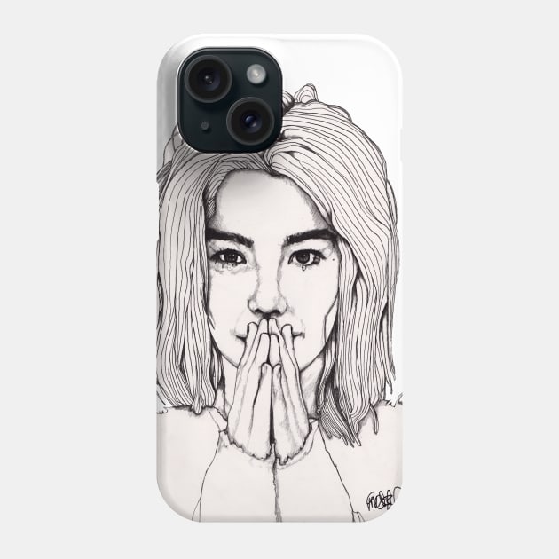 Bjork Phone Case by paulnelsonesch