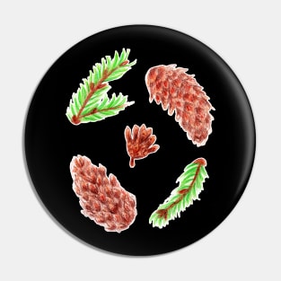 Woodland Pine Cones Pin