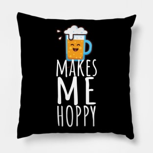 Beer makes me hoppy Pillow