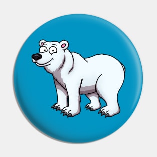 Happy Polar Bear Pin