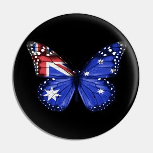 Australian Flag  Butterfly - Gift for Australian From Australia Pin