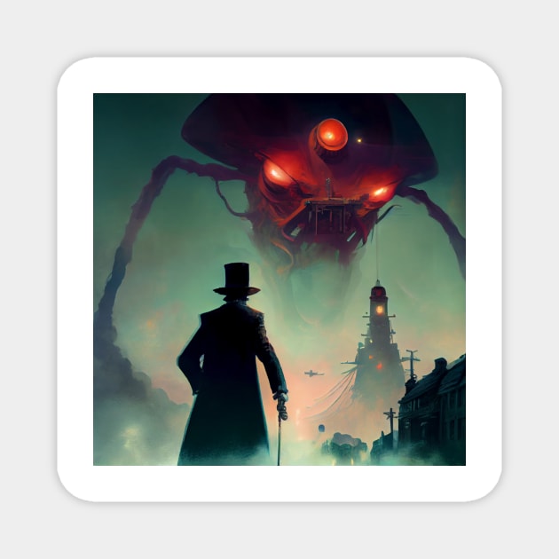 War of the Worlds: Victorian Terror Magnet by LukeAiWalker