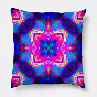 Colorful Kaleidoscope Pillow