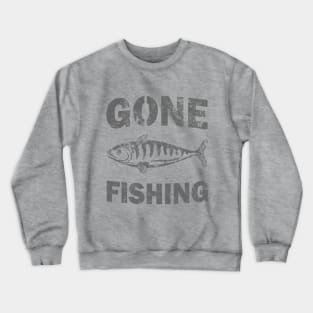 Fishing Retro Style Distressed Vintage Fishing Sweatshirt