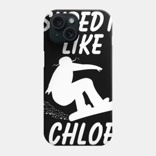 Shred It Like Chloe Kim Snowboarding Phone Case