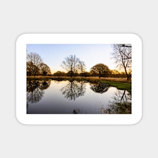 Richmond Park Sunrise Over White Ash Pond Magnet