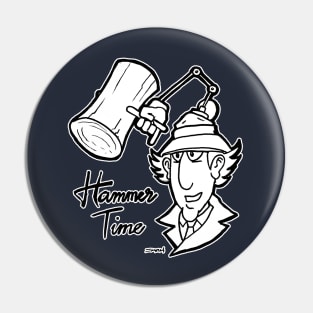 Hammer Inspector Time Gadget Pin