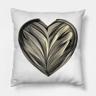 Crazy Hearts Vintage Pillow