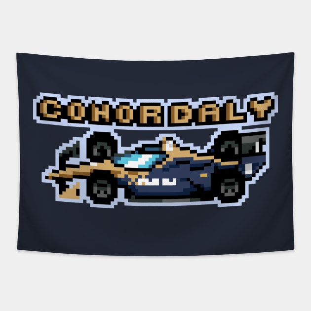 Conor Daly '23 Old School Tapestry by SteamboatJoe