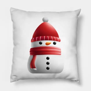 Cute Snowman Pillow