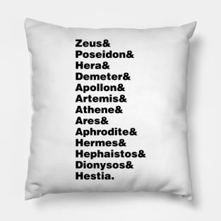 The Thirteen Olympian Gods Pillow