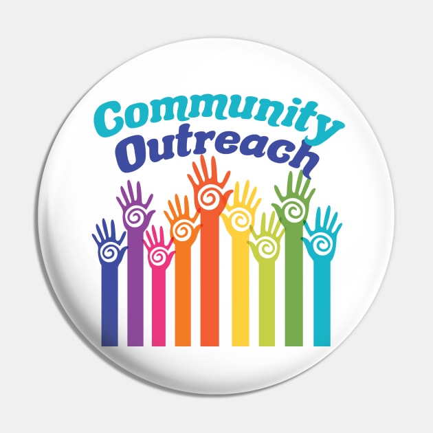 Community Outreach Pin by epiclovedesigns