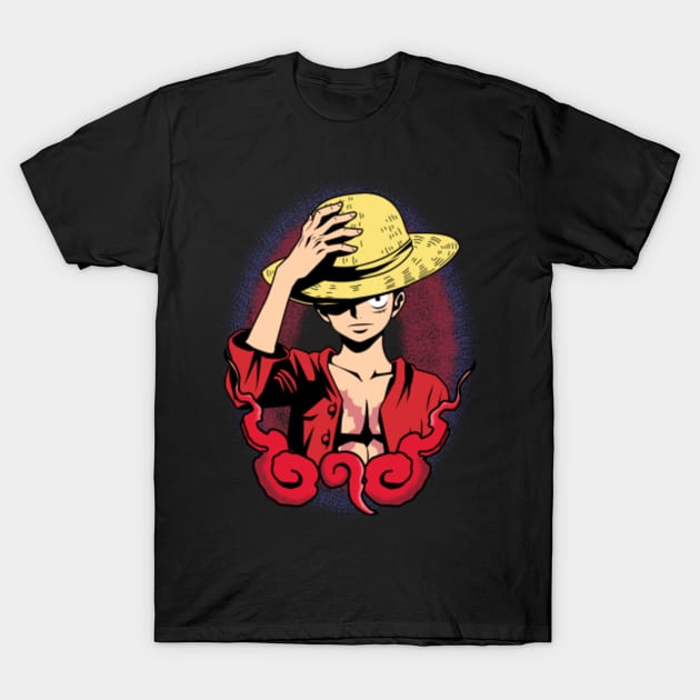 Anime One Piece Monkey D Luffy Cotton Unisex Kids T-Shirt For Boys And  Girls By ZINGOMING Tshirts & Polos