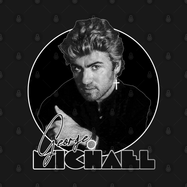 Discover Retro George Michael 80s Icon Tribute - George Michael - T-Shirt