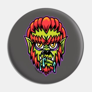 Werewolf with vintage vibes Pin