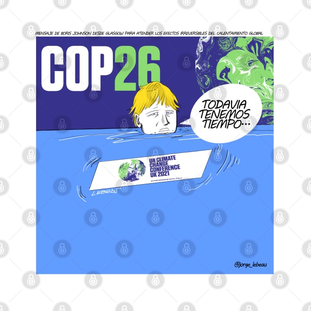 tenemos tiempo, we still got time in global action against climate change ecopop comic cartoon doodle by jorge_lebeau