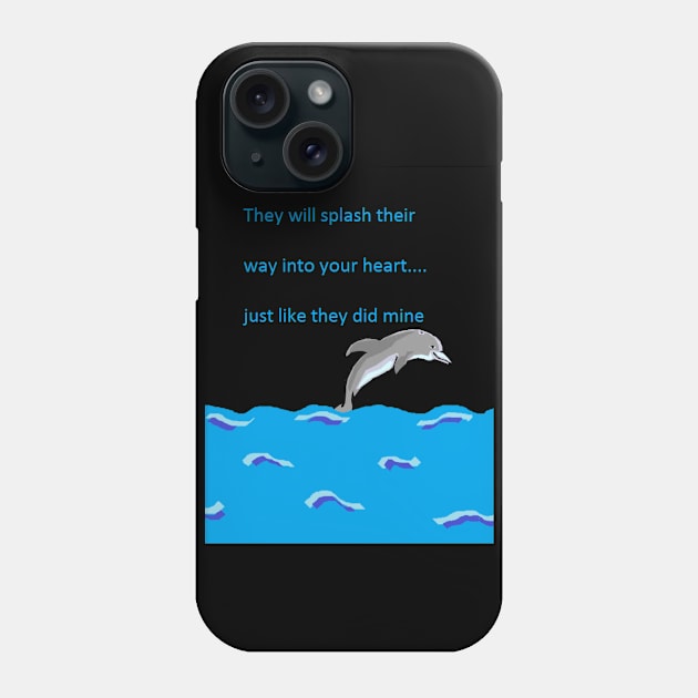 Dolphin Lovers Tee Phone Case by LexiJune