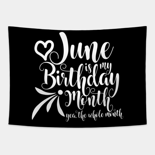 June Birthday Tapestry by Kuys Ed