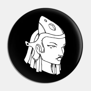 A Science Fiction Portrait Pin