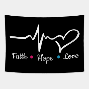 faith hope love Tapestry