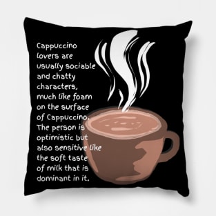 Cappucino Character Pillow