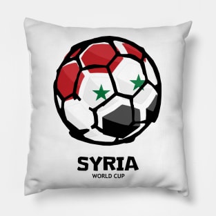 Syria Football Country Flag Pillow