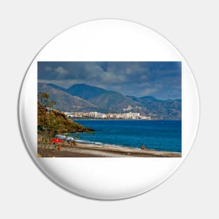 Penoncillo Beach Torrox Costa Nerja Spain Pin