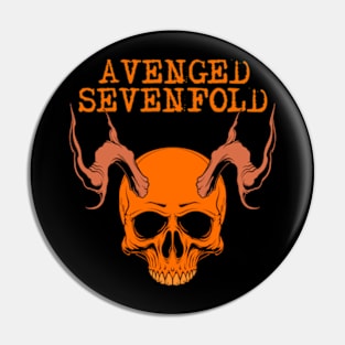 avenged demon skull Pin