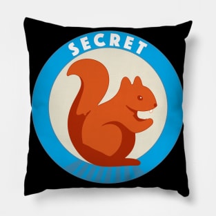 Secret Squirrel Pillow