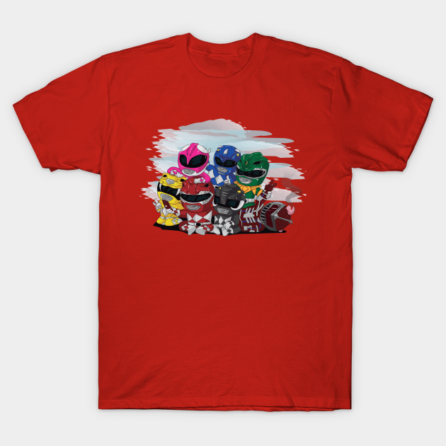 Rangers Victory Selfie - Power Rangers - T-Shirt