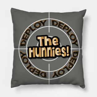 Deploy the Hunnies Target Logo Pillow