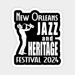 New Orleans Jazz Festival 2024 Magnet