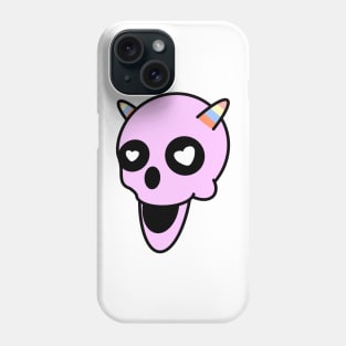 pinky skull Phone Case