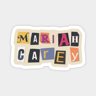 Mariah Carey - Paper Style Magnet