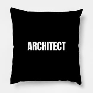 Architect Word - Simple Bold Text Pillow