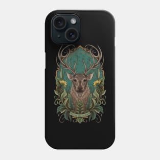 Enchanted Elk: Wilderness Majesty Silent Guardian Phone Case