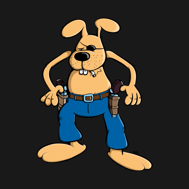 Gunslinger Rabbit by schlag.art