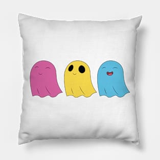 Pansexual Pride Ghosts Pillow