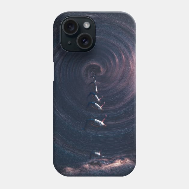 Stuck in tesseract Phone Case by m1a1visuals