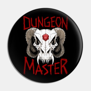 Dragon Skull Dungeon Master Pin