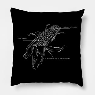 Minimalist Corn Diagram Pillow