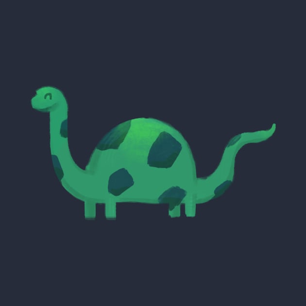 Diplodocus - Cute Prehistoric Dinosaur cartoon Illustration by Stilo29