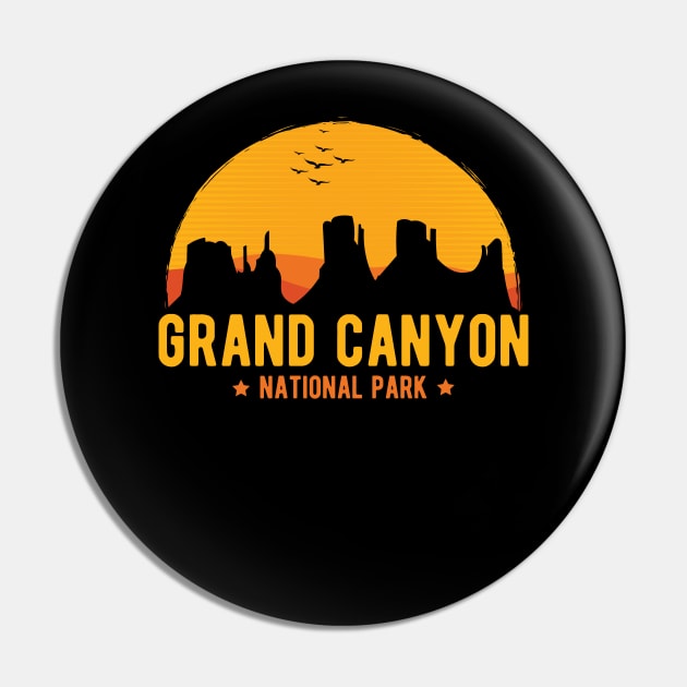 Grand Canyon National Park Arizona Sunset Pin by HCMGift