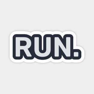 Runners Gift. Run. Minimalist Running. Marathon Magnet