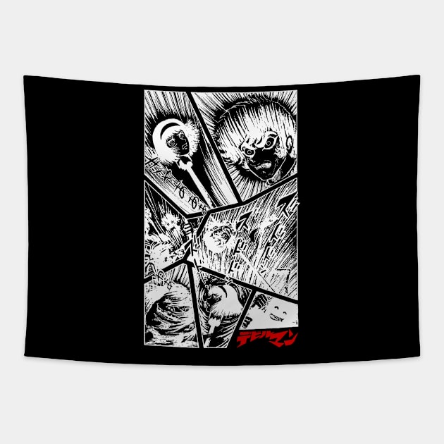 Miki is Dead v3 Tapestry by demonigote